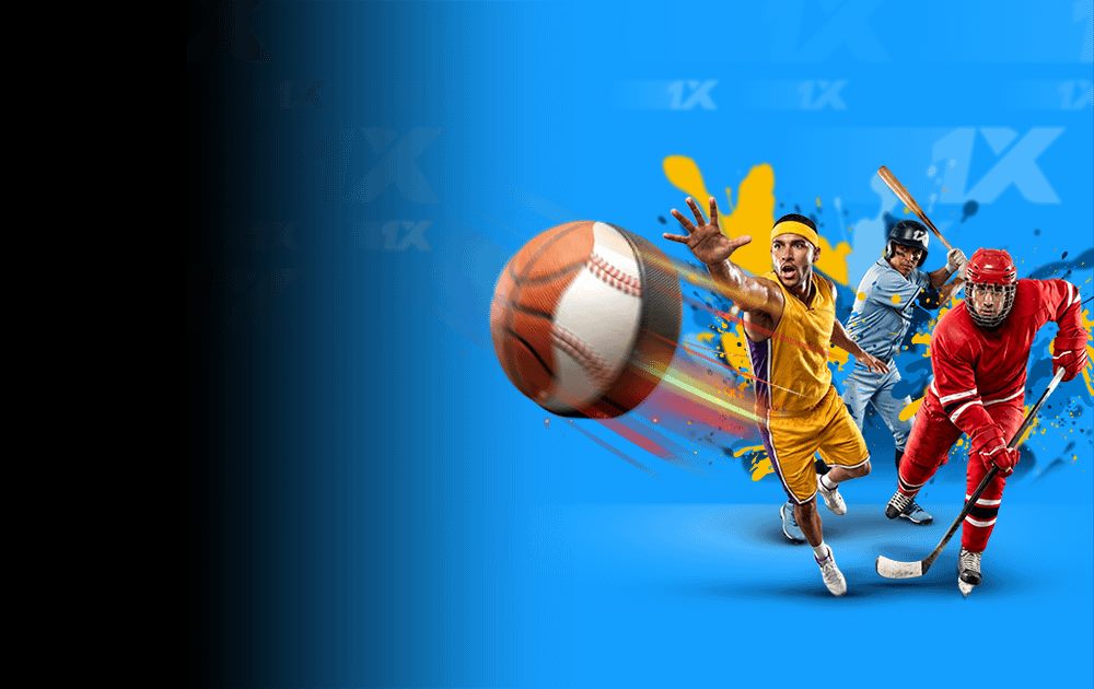 Basketball, baseball and hockey action representing the range of markets a 1xBet deposit unlocks